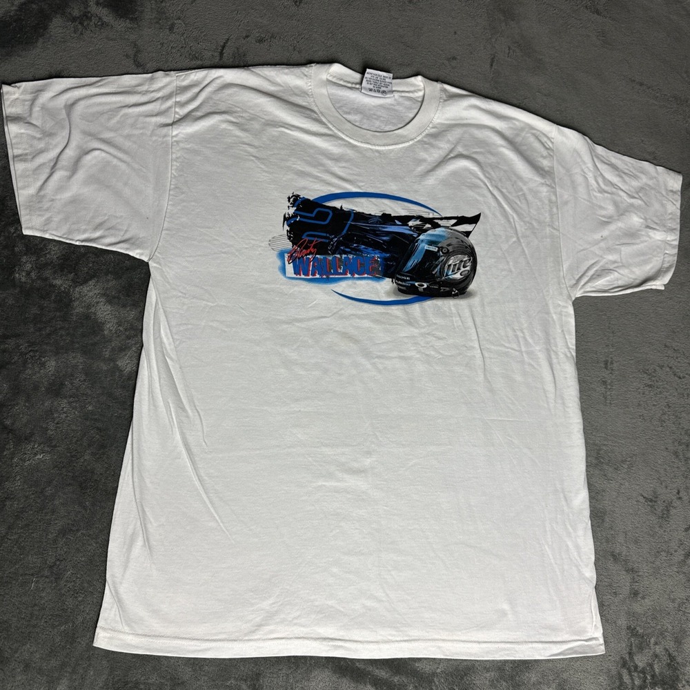 Vintage NASCAR Rusty‎ Wallace T Shirt Chase Authentic Size XL